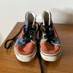 Vans High tops color block leather